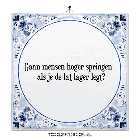 Nl Spreuk Sticker by Tegelspreuken.nl