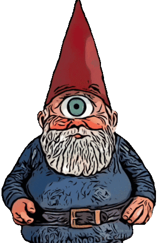 eyegnome giphyupload weird eyegnome burpy Sticker