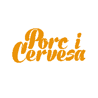 Manlleu beer porky porc cervesa Sticker