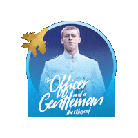 jwponstage wings mayo officer and a gentleman officergentuk Sticker