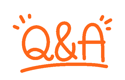 Q And A Question Sticker by Andreea Illustration