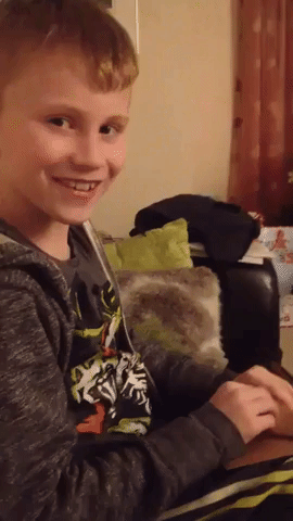 Boy's Emotional Reaction as He Is Told a Baby Brother Is Coming