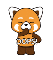 Sorry Opps Sticker by PlayDappTown