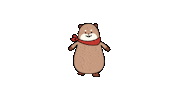 Otter Sticker by PlayDappTown