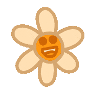 Happy Flower Sticker