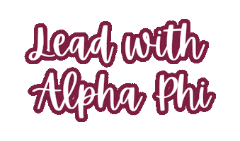 alphaphifoundation alpha phi aphi ldog alpha phi foundation Sticker