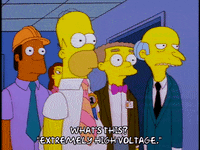 staring homer simpson GIF