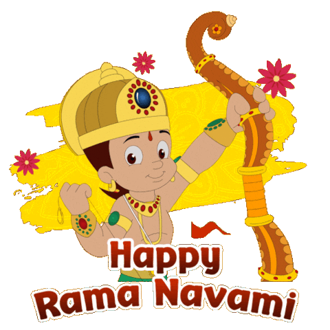 Rama Sriram Sticker by Chhota Bheem