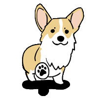Dog Walking Sticker by うちクリ