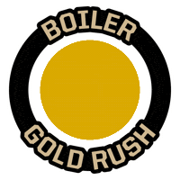 Black And Gold Sticker by Purdue University