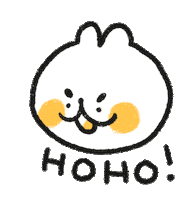 Bunny Aha Sticker by liliuhms