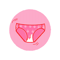 Canestenau fashion underwear undies textiles Sticker