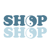 shop_tcsurf surf shop now yin yang tcsurf Sticker