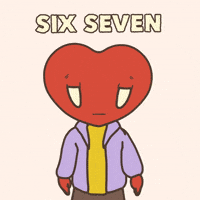 6 7 Heart GIF by LT3 Creations