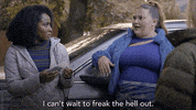 Excited Episode 9 GIF by Freeform's Single Drunk Female