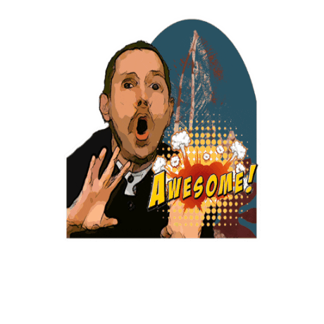 Awesome Zachar Sticker by NACHTSCHIMMEN Music-Theatre-Language NIGHTSHADES