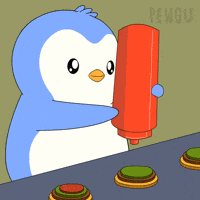 Penguin Cooking GIF by Pudgy Penguins