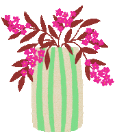 Pink Flower Sticker by Oilily