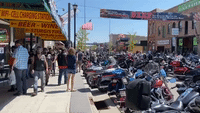 Bikers Flock to Sturgis Motorcycle Rally in South Dakota