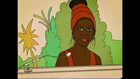 Nina Simone GIF by St. Vincent