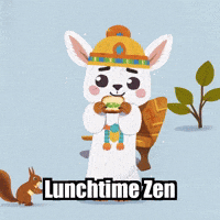 Lunch Relaxation GIF by Llamaozi