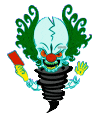 Clown Judge Sticker