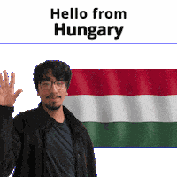 Hungary Hu Sticker