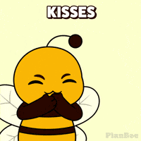 I Love You Hearts GIF by Plan Bee Studios