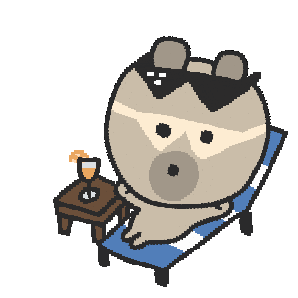Dog 휴가 Sticker