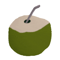 Rio De Janeiro Coco Sticker