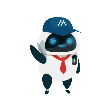 Robot Hat Sticker by Mortgage Automator
