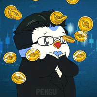 Tom Lee Money GIF by Pudgy Penguins