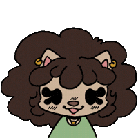 cocoasart dog puppy talking vtuber Sticker