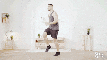 fitness jumping GIF by 8fit