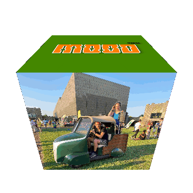 3D Car Sticker by Silent Disco Club