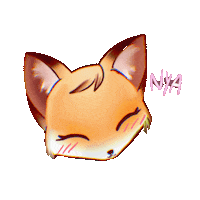 stellacolorado stella renard kyubi petitkitsune Sticker