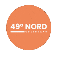Happy Logo Sticker by 49°Nord Obstbrand