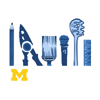 Umsocial Sticker by University of Michigan