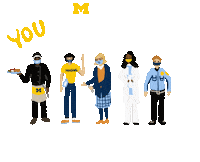 Umsocial Sticker by University of Michigan
