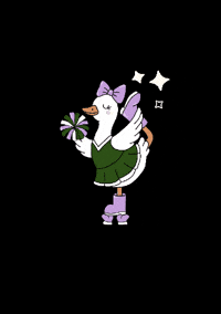 Cheerleading Goose GIF by Medimeister Göttingen