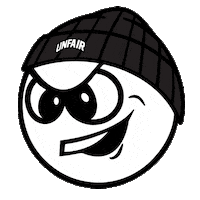 unfair_athletics wink mascot icon beanie Sticker