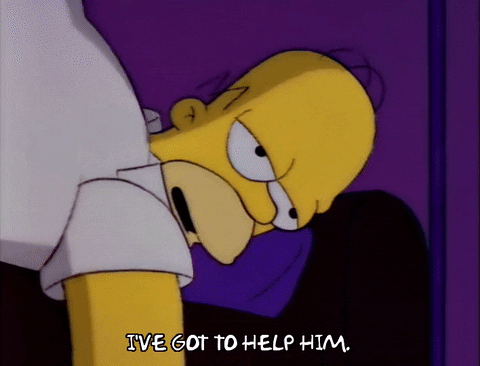 Tired Season 3 GIF by The Simpsons