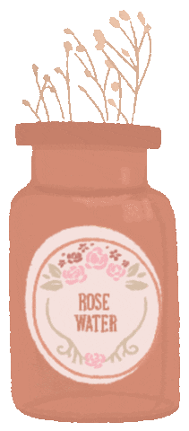 Rose Water Vintage Sticker