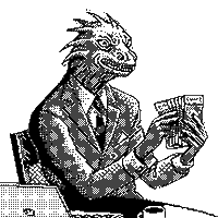 jesus lizard Sticker by Gruff Rhys