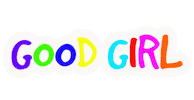 Good Girl Dog Sticker by Pecksadventurepack