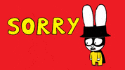 Sad I Apologize GIF by Simon Super Rabbit