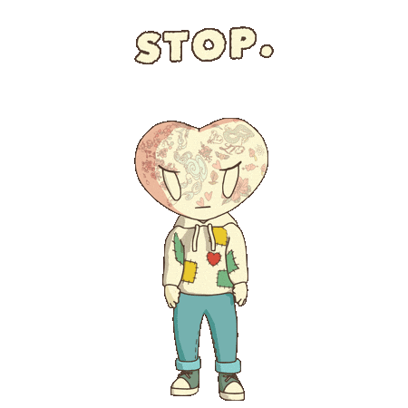 Stop It Sticker by LT3 Creations