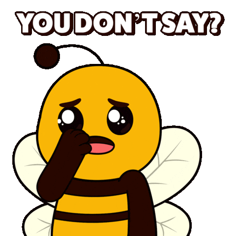 You Dont Say No Way Sticker by Plan Bee Studios