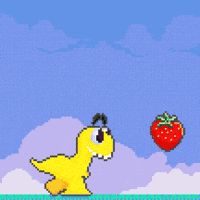 Hungry Retro Game GIF by Claynosaurz