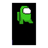 Pixel Art Cutout Sticker